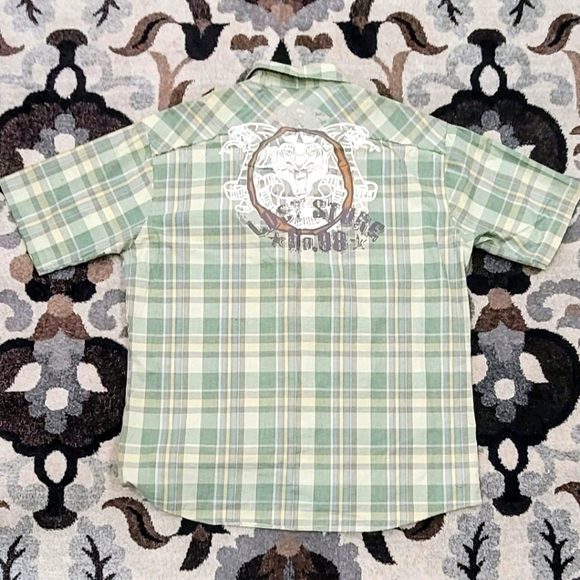 Men's FRANKY MAX Sz XL 100% Cotton Short Sleeve - Picture 2 of 9